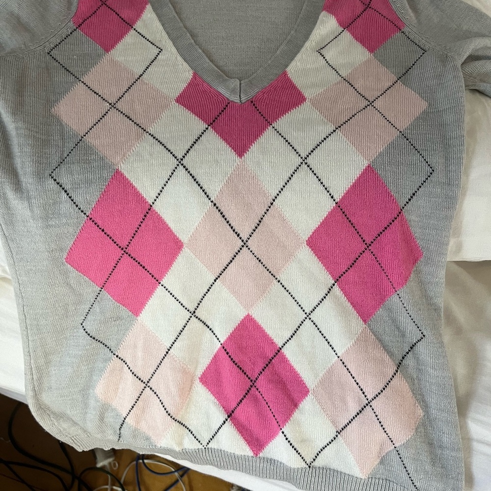 Argyle sweater